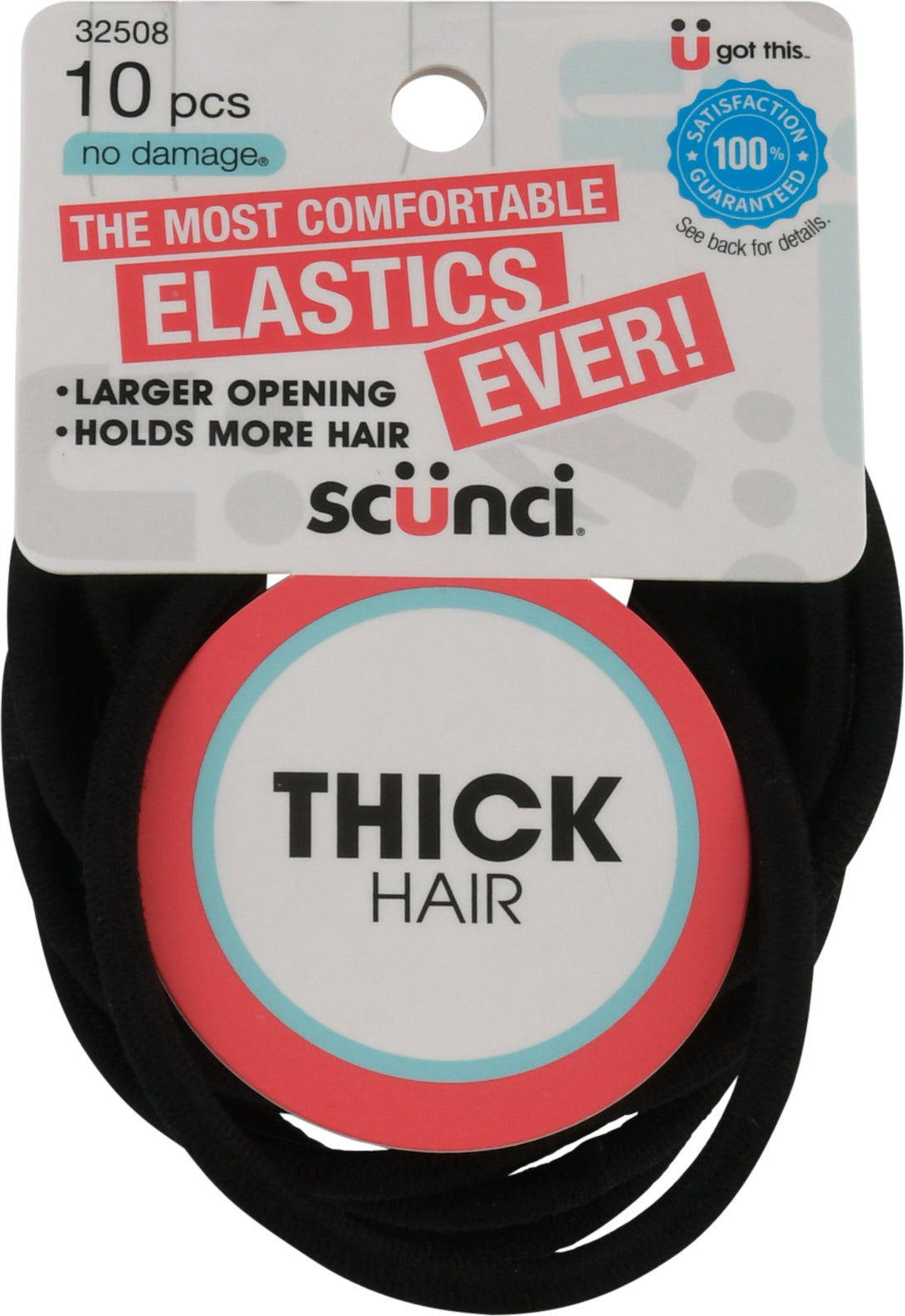 Scunci U Got This No Damage Thick Hair Elastics 10 ea