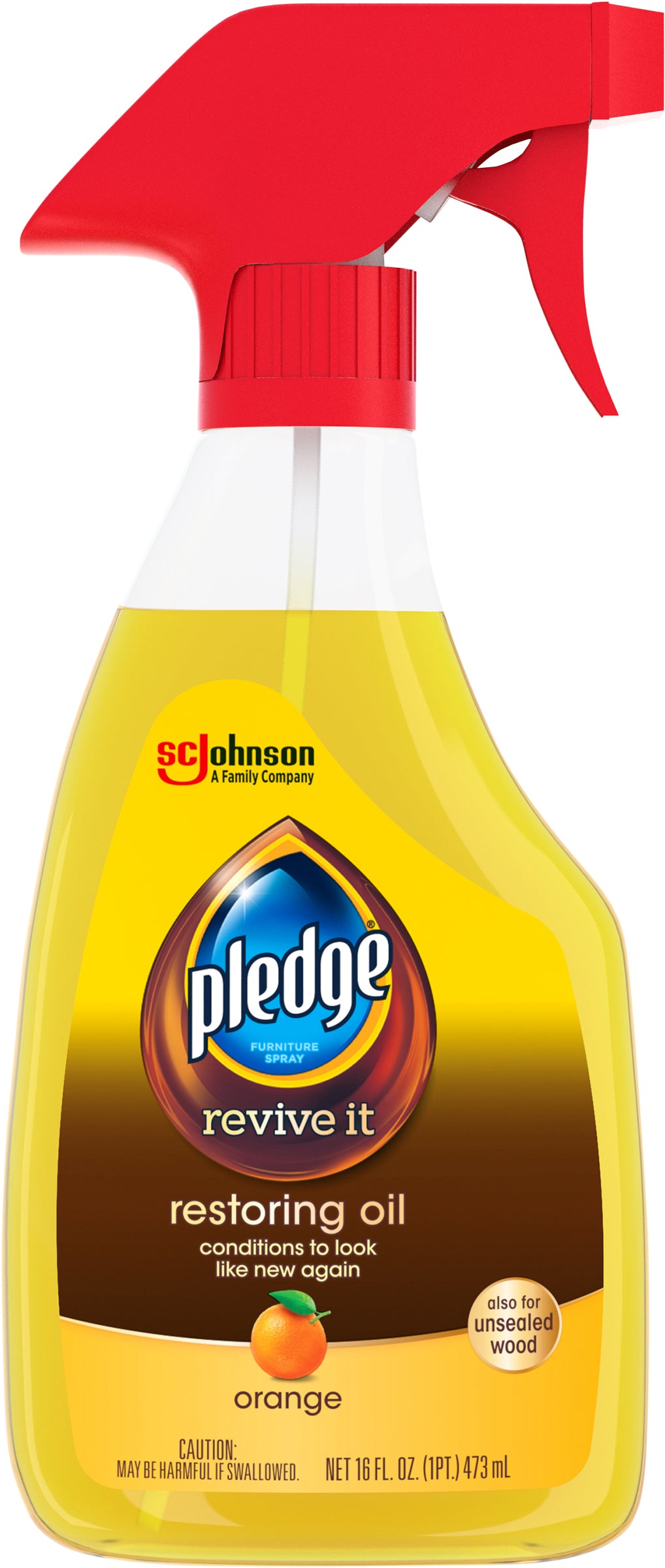 Pledge Revive It Restoring Oil Orange Furniture Spray 16 fl oz