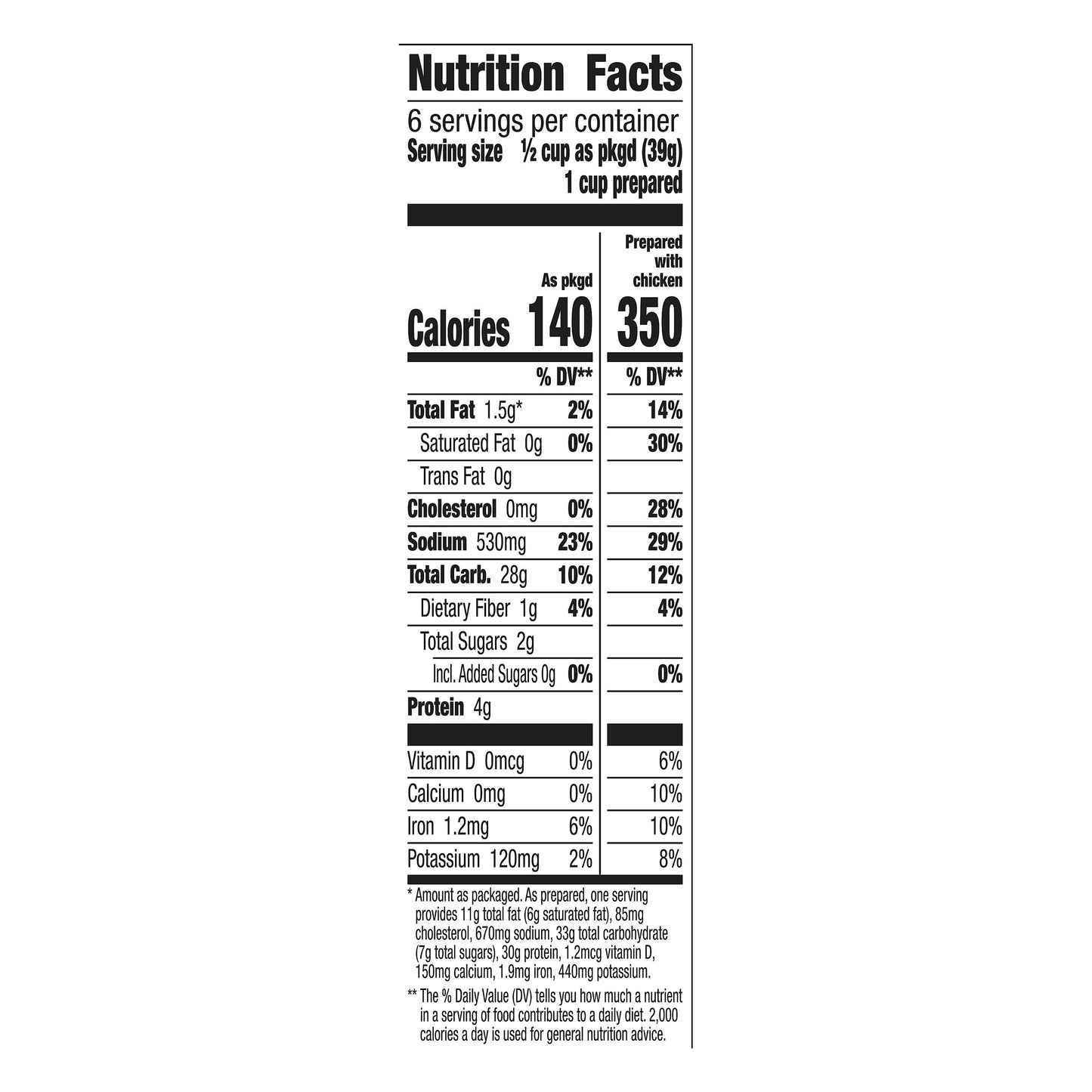 Chicken Helper Chicken Fettuccine Alfredo 8.7 oz
