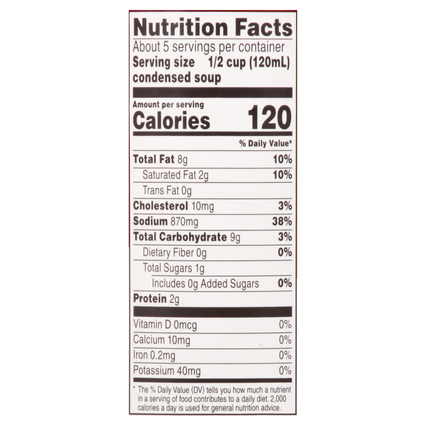 Campbell's Family Size Cream of Chicken Condensed Soup 22.6 oz