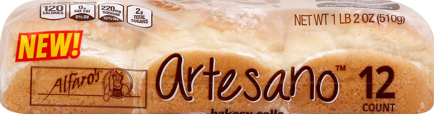 Alfaros Bakery Rolls 12 ea