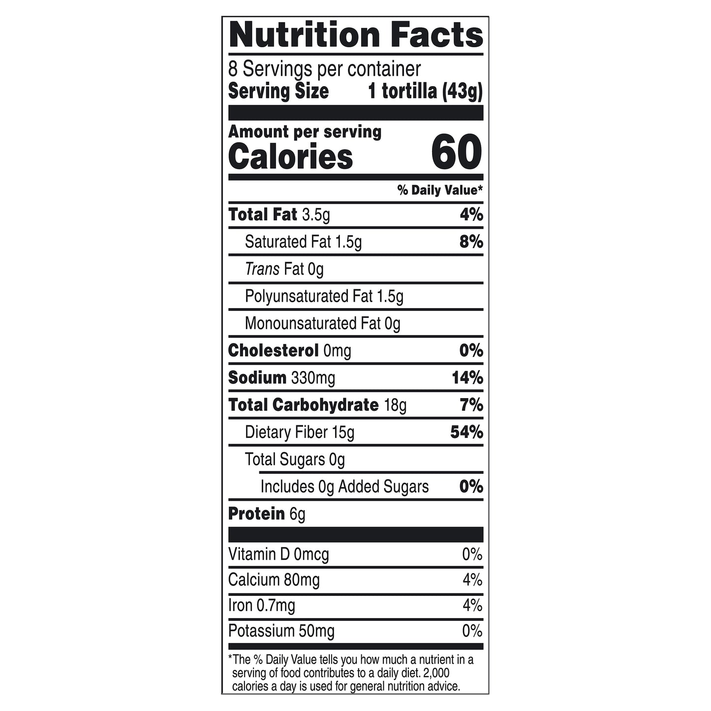 Mission Carb Balance Spinach Herb Tortilla Wraps, 6 Count