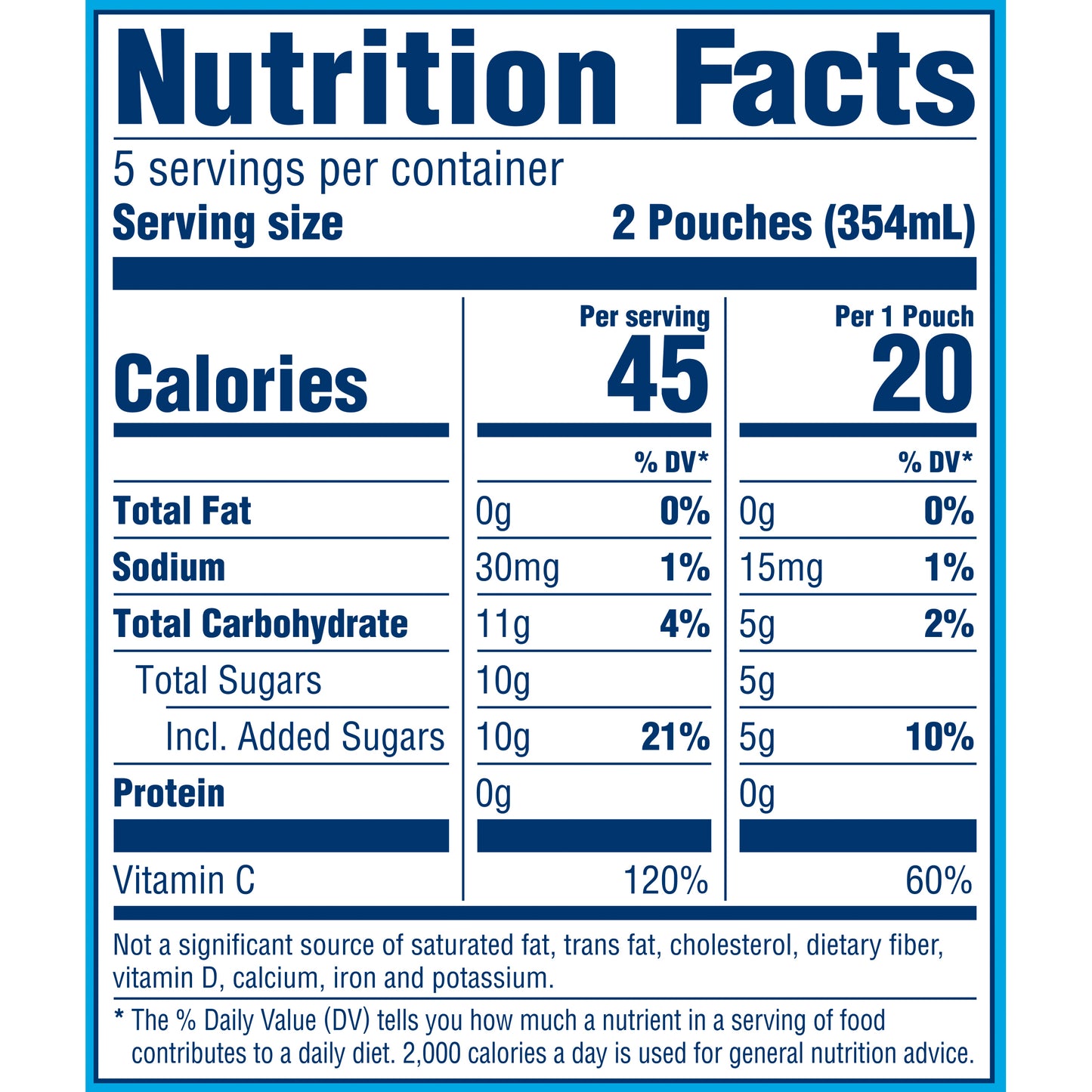Kool-Aid Jammers Tropical Punch Flavored Drink 10-6 fl. oz. Pouches