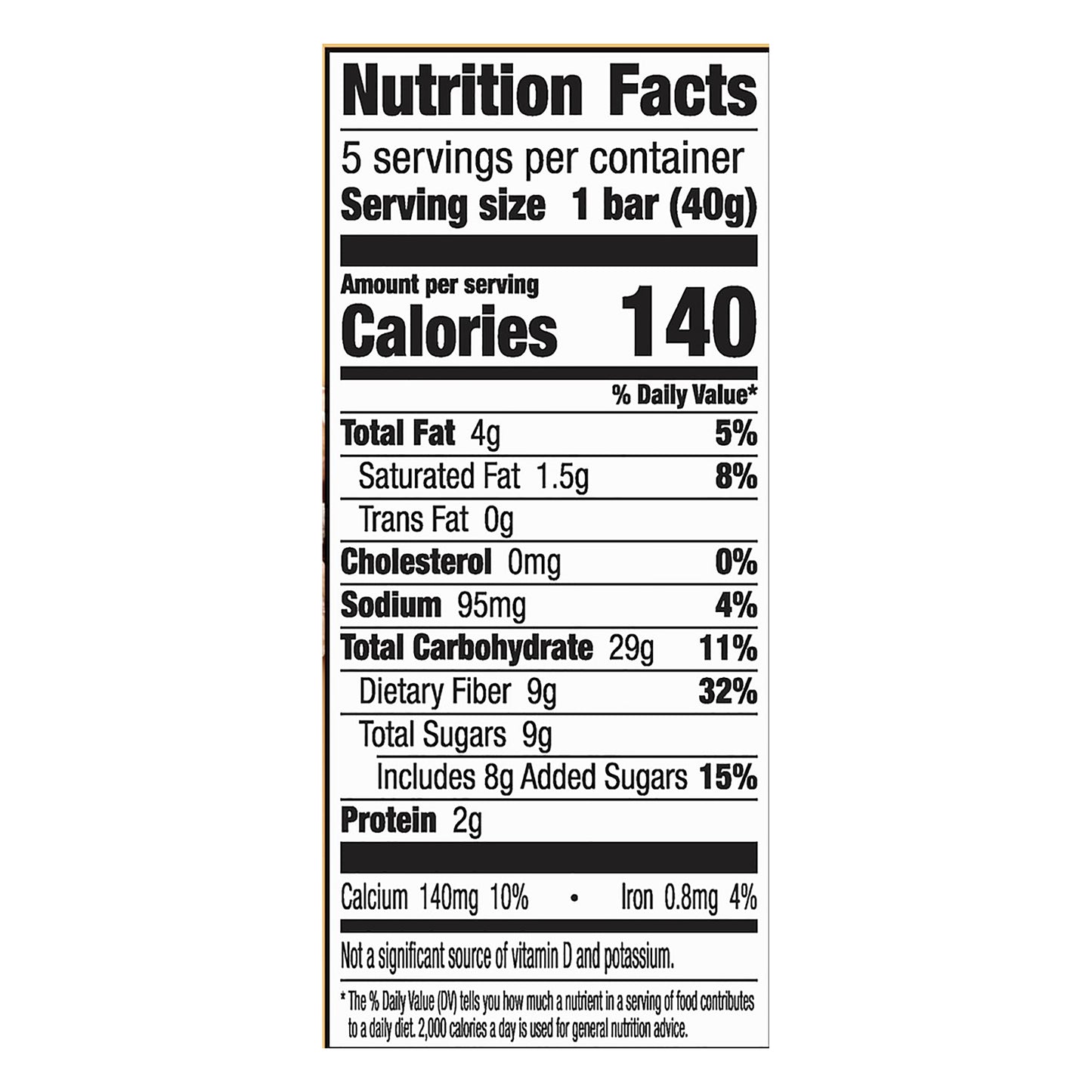 Fiber One Oats & Chocolate Chewy Bars 5 ea