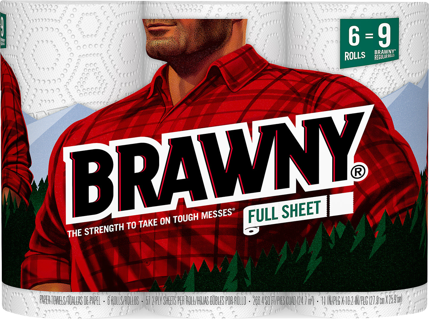 Brawny 2-Ply Full Sheet Paper Towels 6 ea