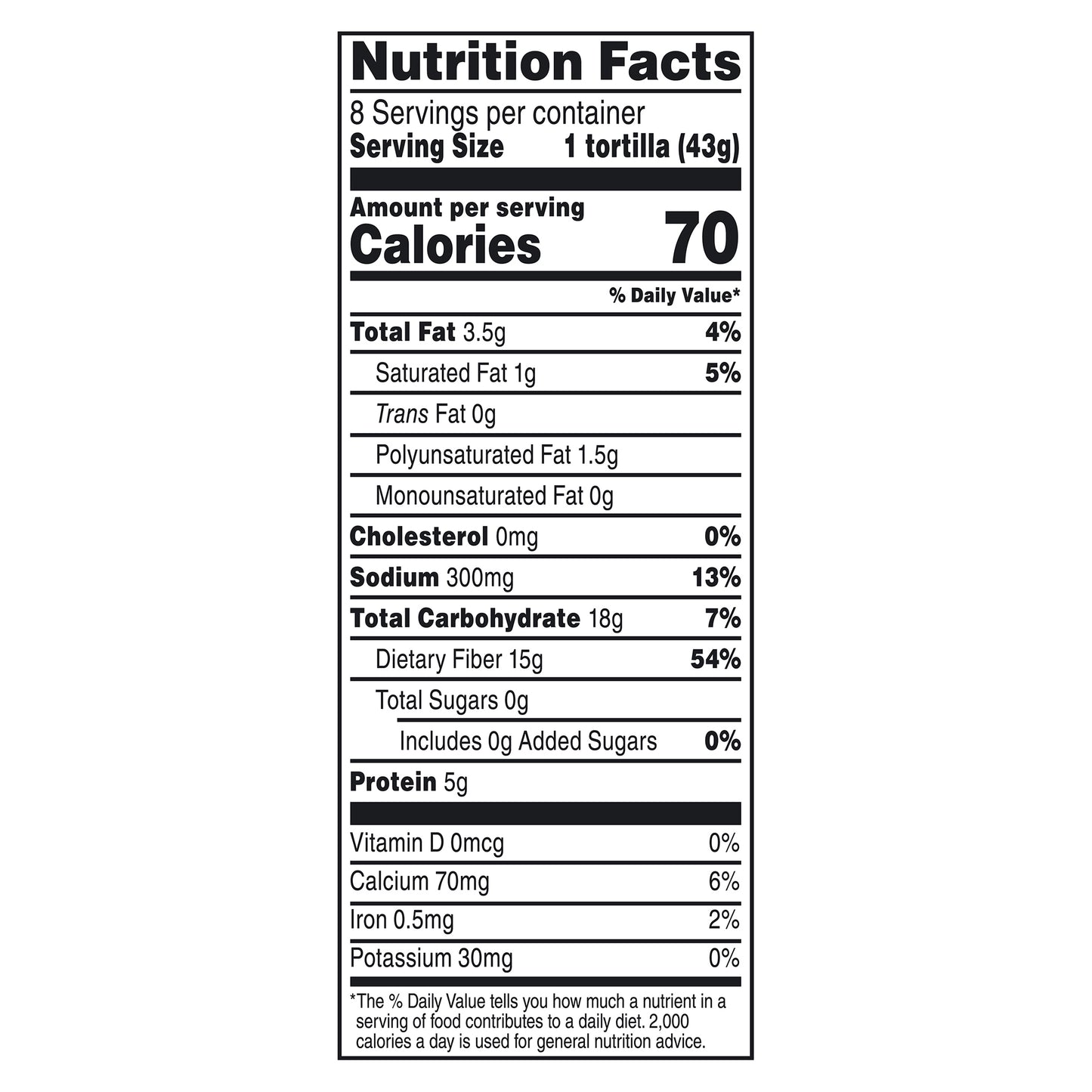 Mission Carb Balance Soft Taco Whole Wheat Tortillas, 8 Count