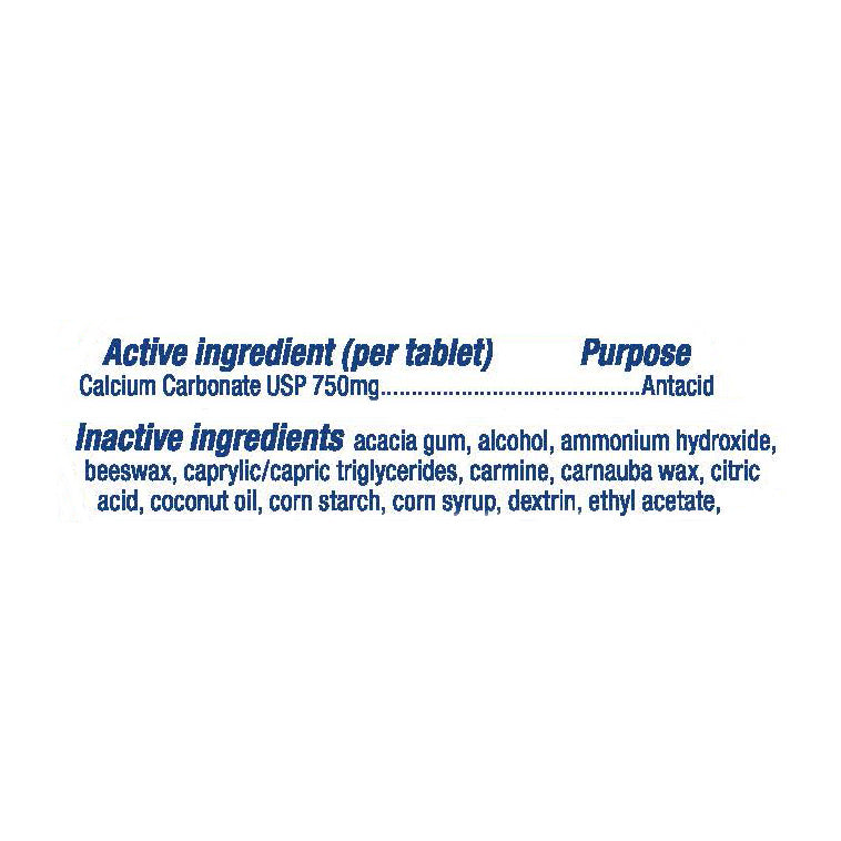 TUMS Chewy Bites Chewable Antacid Tablets for Heartburn Relief, Assorted Berries - 32 Count