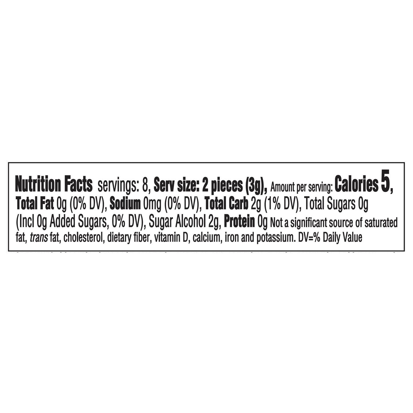 Dentyne Ice Sugar Free Artic Hill Gum 16 ea