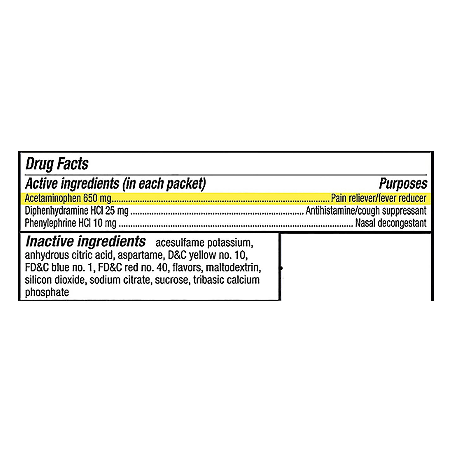 Theraflu Nighttime Honey Lemon Infused Severe Cold & Cough 6 ea