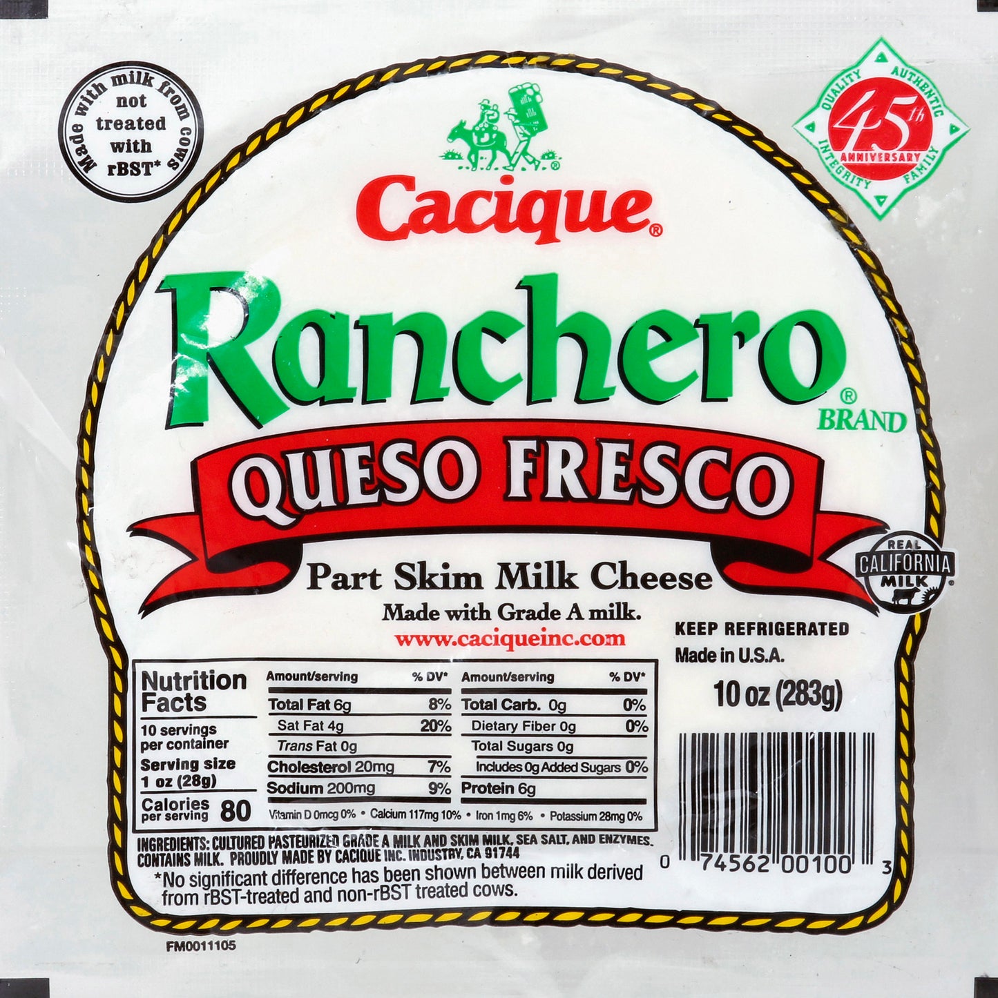 Cacique Cheese 10 oz