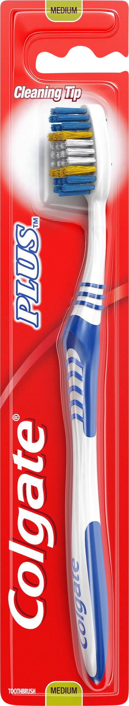 Colgate Plus Medium Toothbrush 1 ea Blister Pack