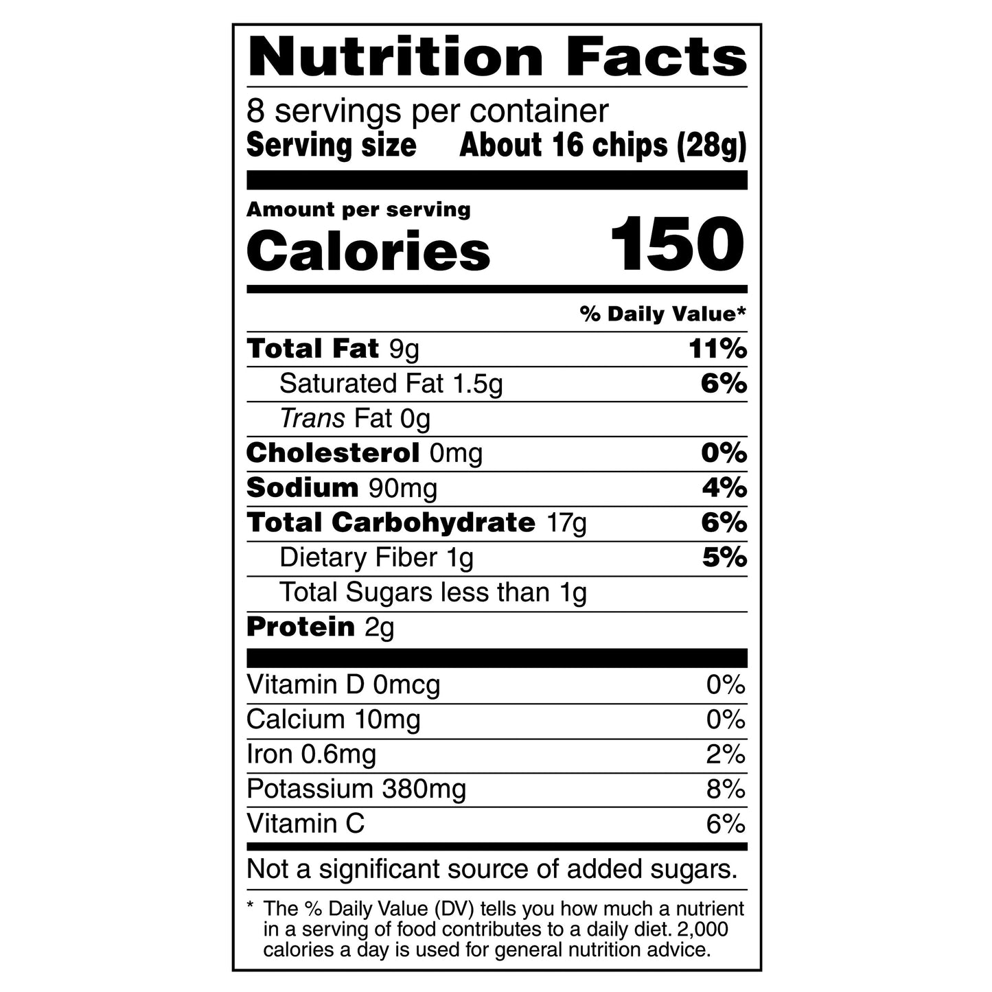 Lay's Kettle Cooked Potato Chips Original 8 Oz