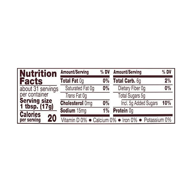 HERSHEY'S Lite Chocolate Syrup, Gluten Free, 18.5 oz, Bottle