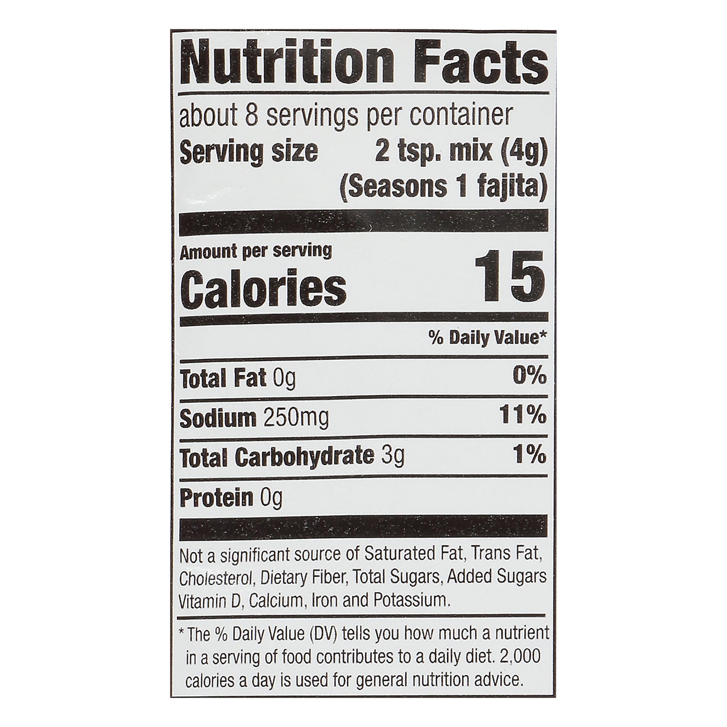 McCormick Fajita Seasoning Mix 1.12 oz