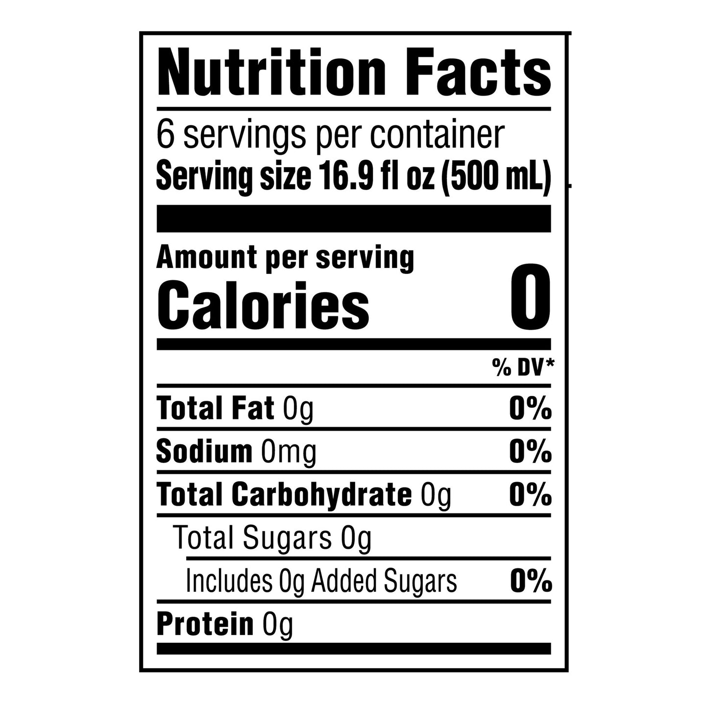 Pure Leaf Unsweetened Brewed Tea 6-16.9 fl oz Bottles