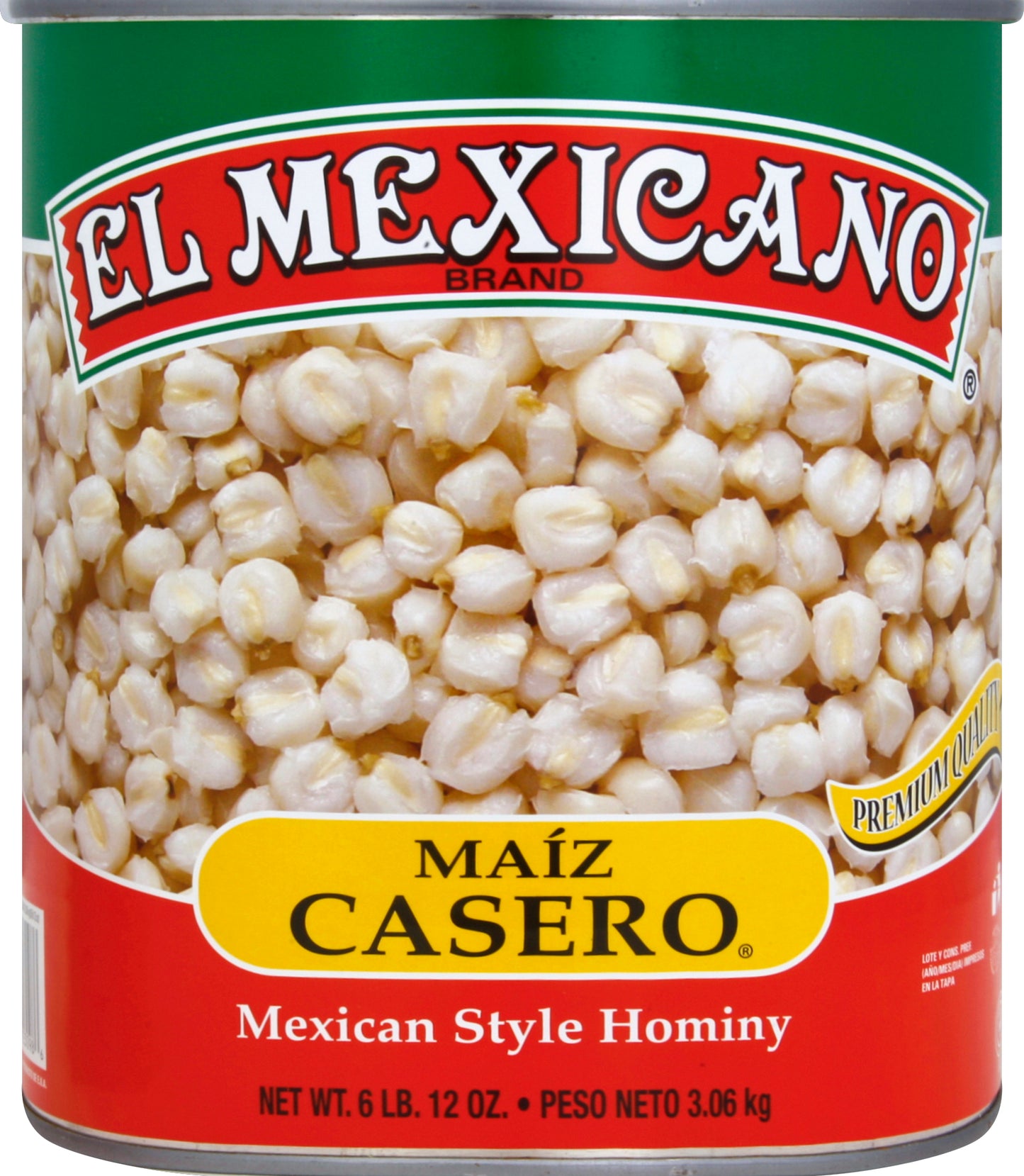 El Mexicano Hominy 12 oz