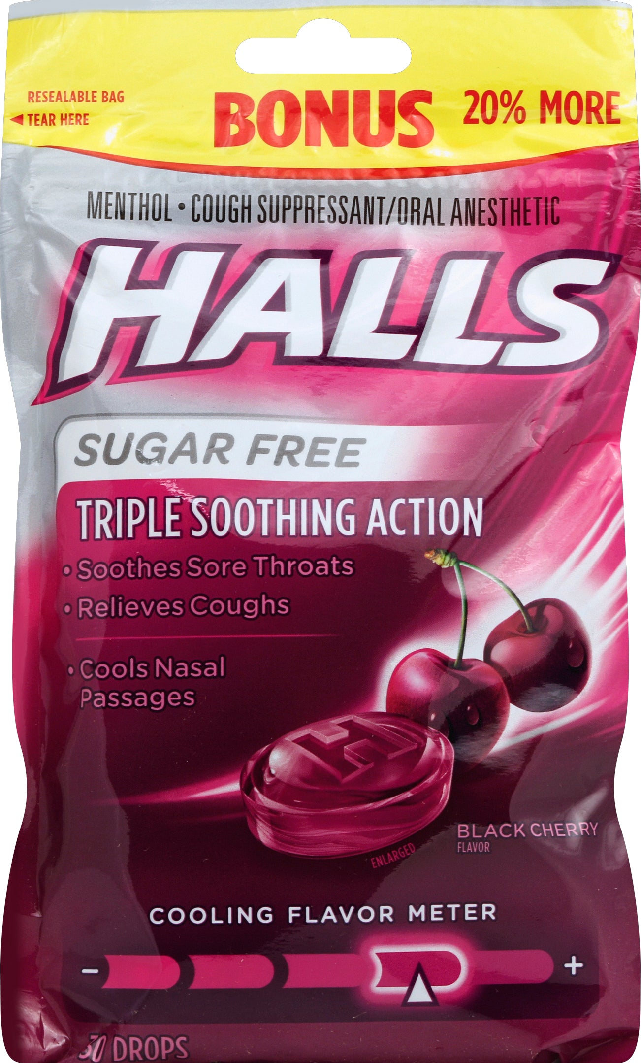 Halls Cough Suppressant/Oral Anesthetic 30 ea
