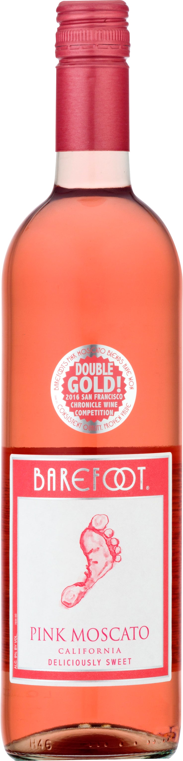 Barefoot California Pink Moscato 750 ml