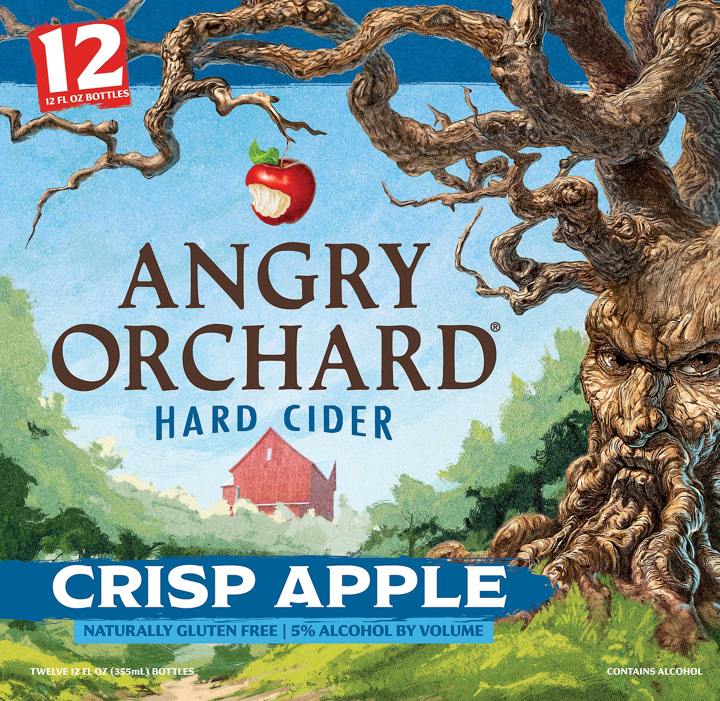 Angry Orchard Crisp Apple Hard Cider 12 - 12 oz Bottles