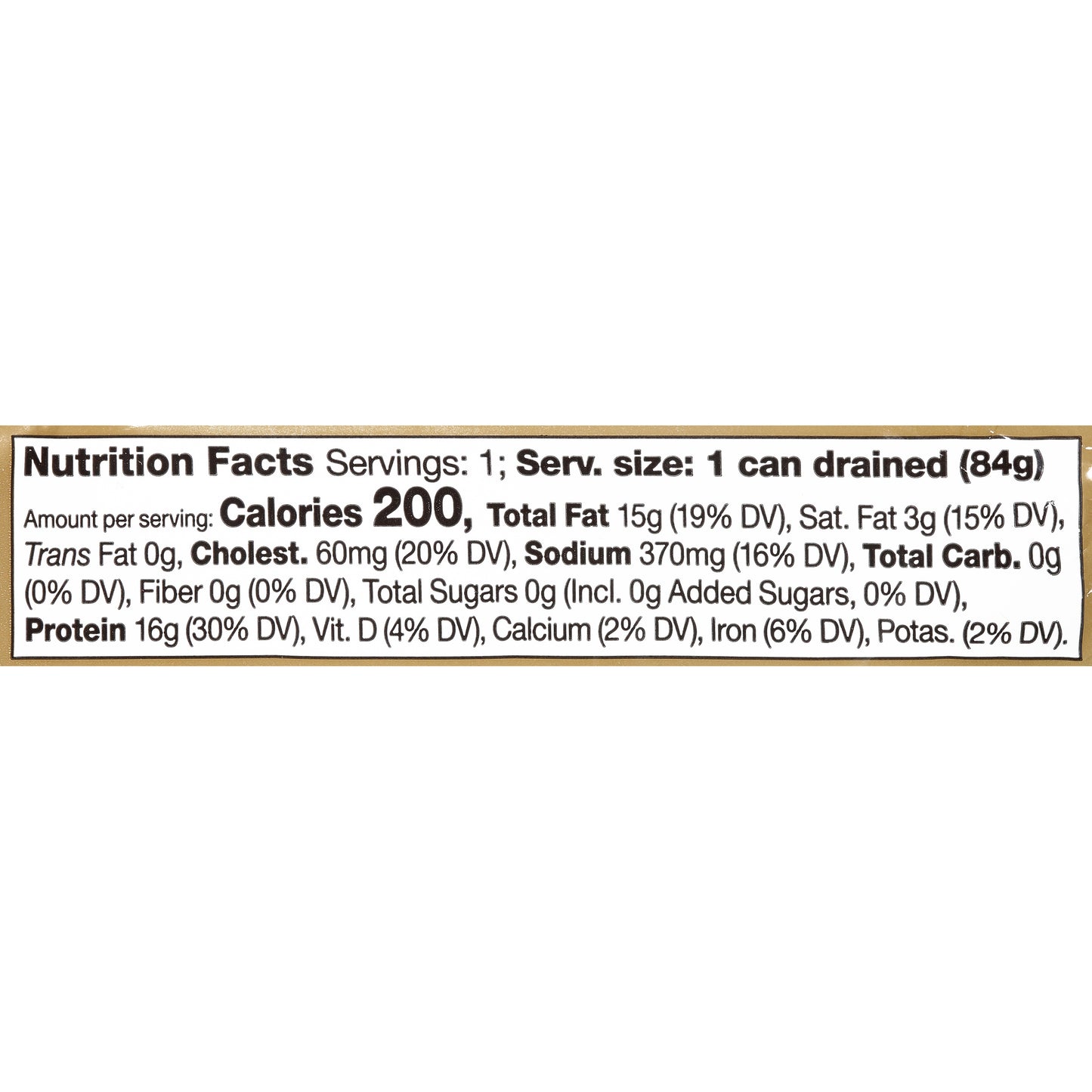 Brunswick® Sardine Fillets in Olive Oil 3.75 oz. Can