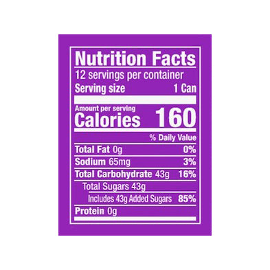 Crush Grape Soda, 12 fl oz cans, 12 pack