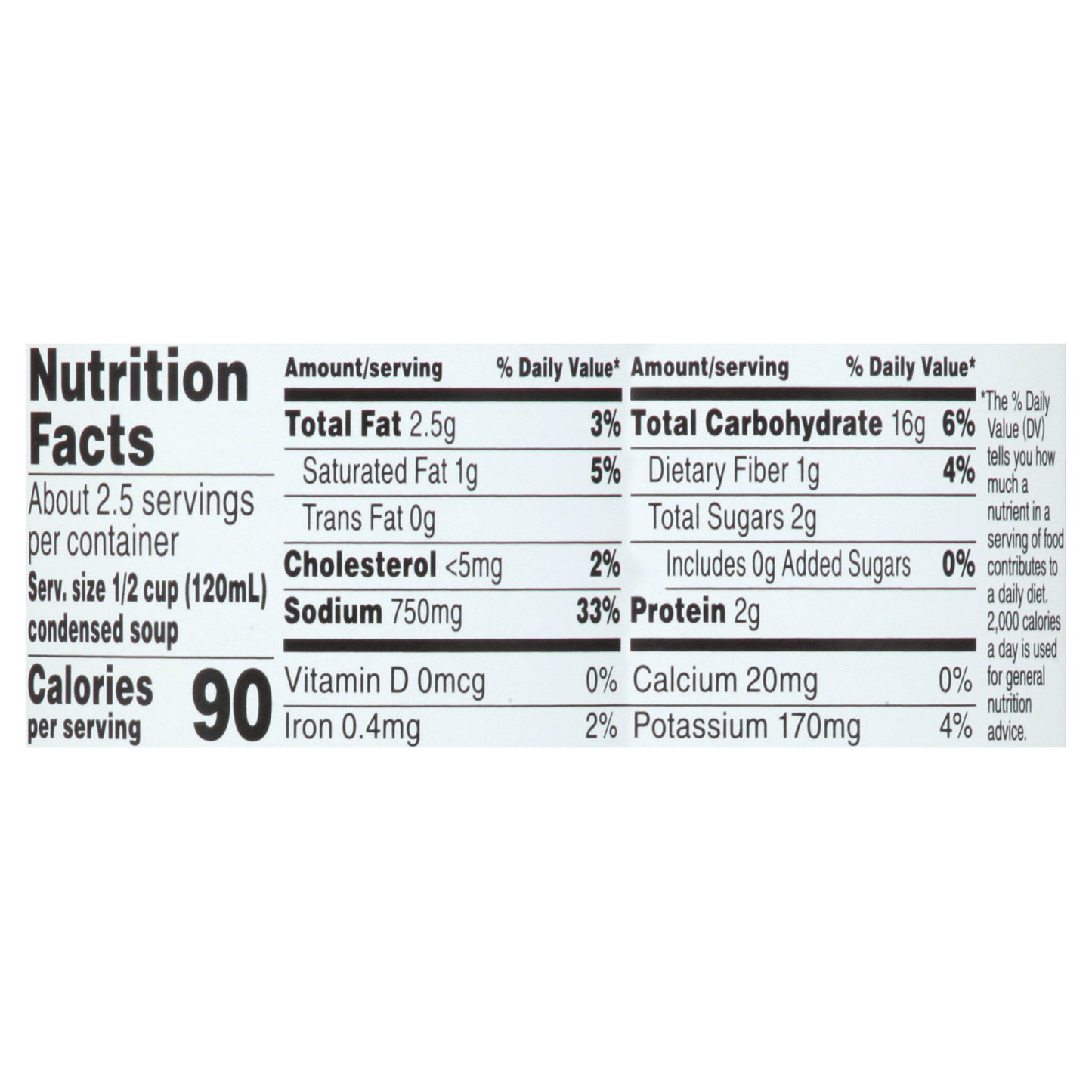 Campbell's Cream of Potato Condensed Soup 10.5 oz