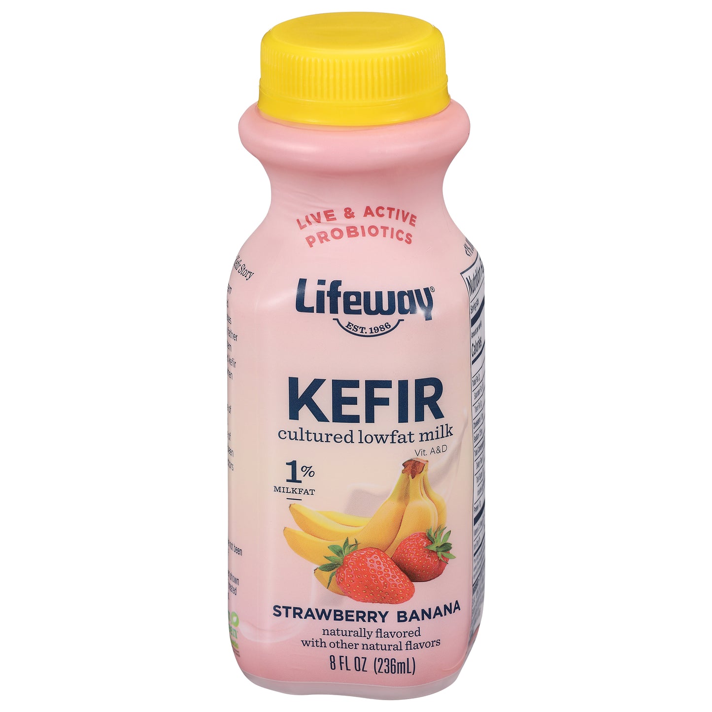Lifeway Strawberry Banana Kefir 8 fl oz