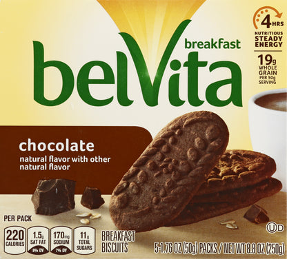 belVita Chocolate Breakfast Biscuits 5 ea