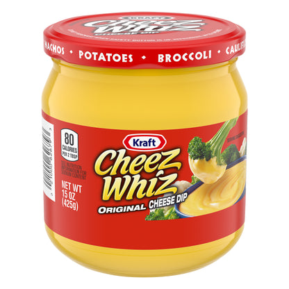 Kraft Cheez Whiz Original Cheese Dip, 15 oz Jar