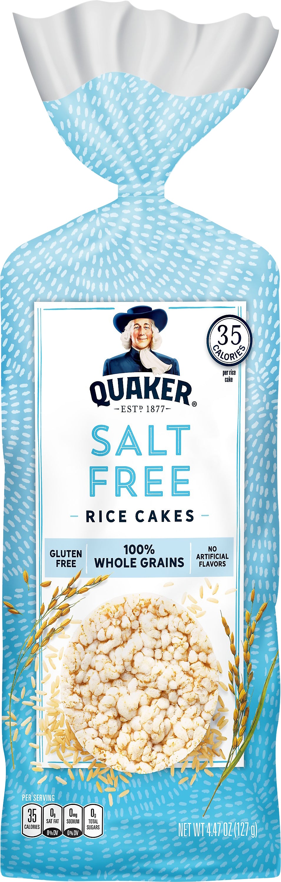 Quaker Salt Free Rice Cakes 4.47 oz