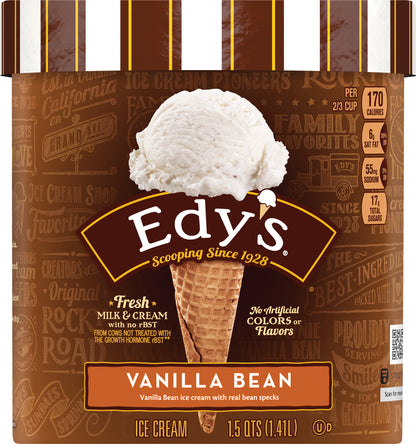 Edy's Vanilla Bean Ice Cream 1.5 qt