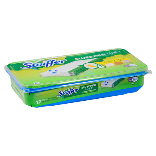 Swiffer Sweeper Wet Multi-Surface Lavender Vanilla & Comfort Mopping Cloths 12 ea