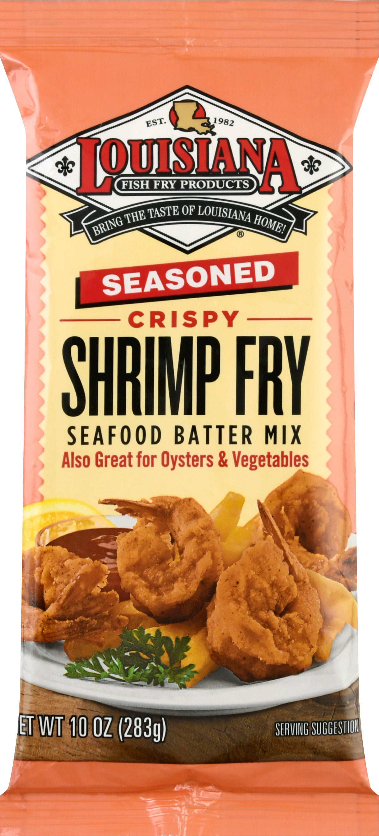 Louisiana Fish Fry Products Seasoned Crispy Shrimp Fry 10 oz
