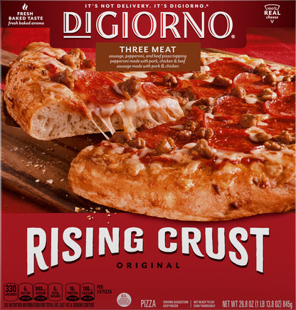 DiGiorno Rising Crust Original Three Meat Pizza 29.8 oz