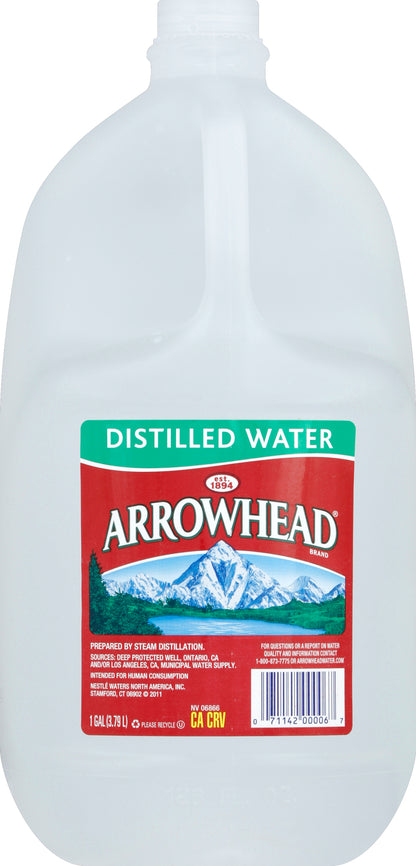 Arrowhead Distilled Water 1 gl