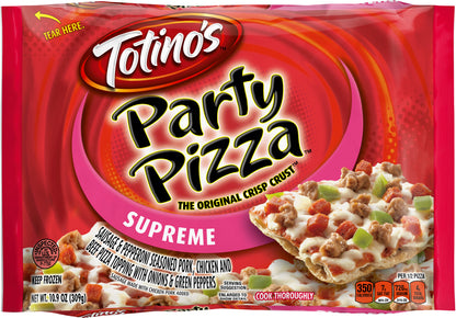 Totino's Supreme Original Crisp Crust Party Pizza, 1 Frozen Pizza