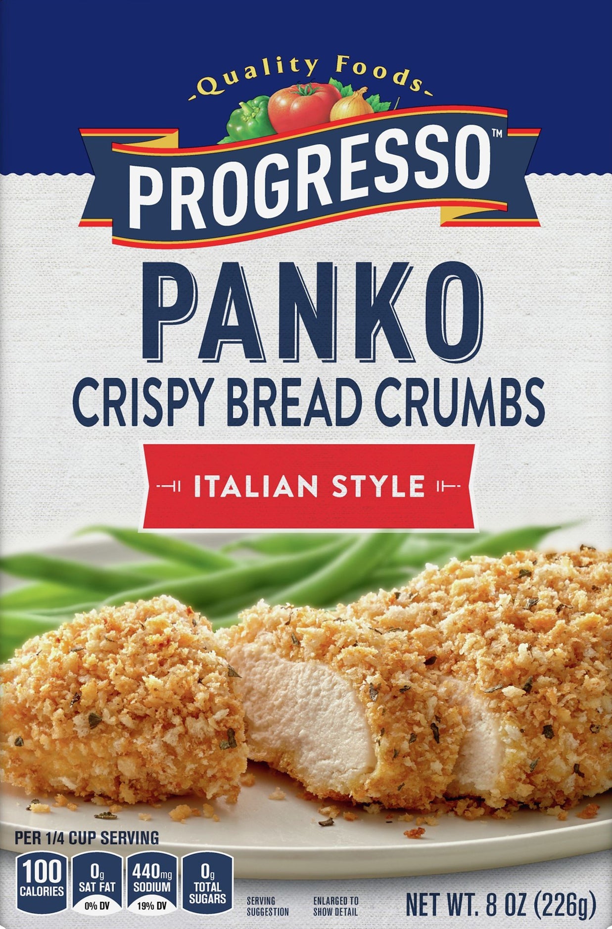 Progresso Panko Crispy Italian Style Bread Crumbs 8 oz