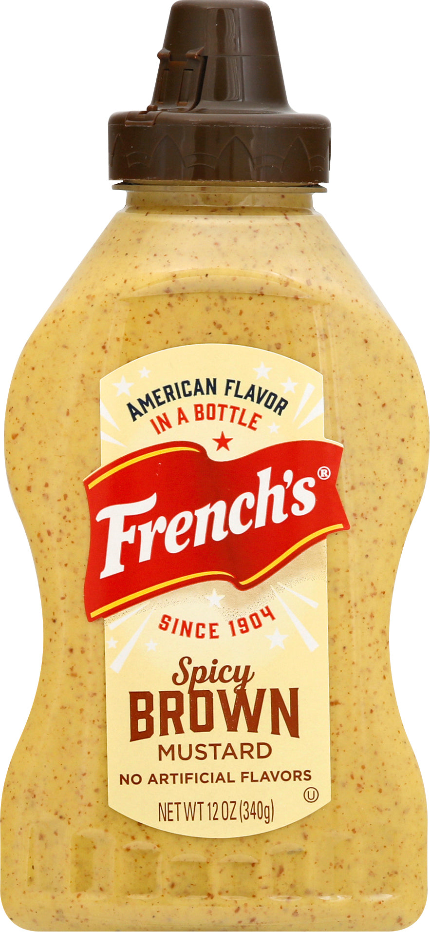 Frenchs Brown Spicy Mustard 12 oz