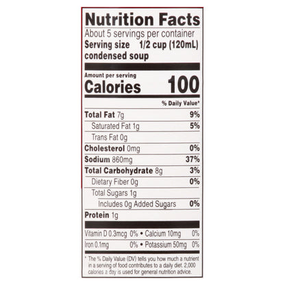 Campbell's Family Size Cream of Mushroom Condensed Soup 22.6 oz