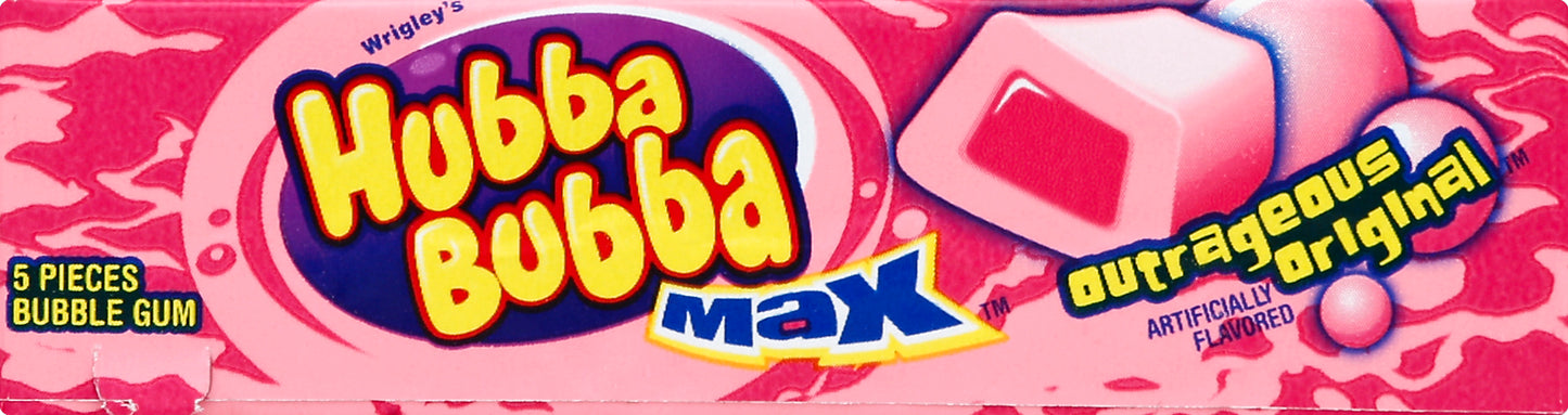 Hubba Bubba Max Bubble Gum 5 ea