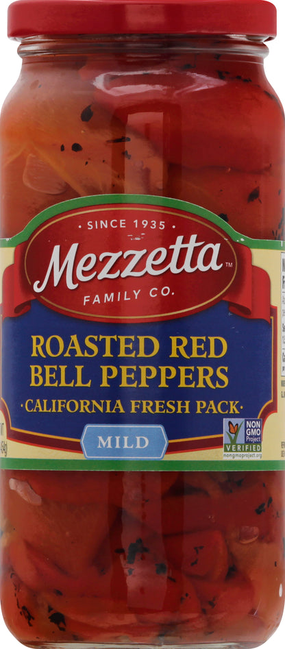 Mezzetta Mild California Fresh Pack Roasted Red Peppers 16 oz