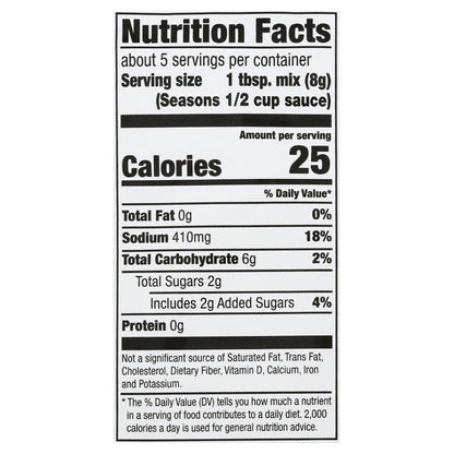 McCormick Thick & Zesty Spaghetti Sauce Mix 1.37 oz