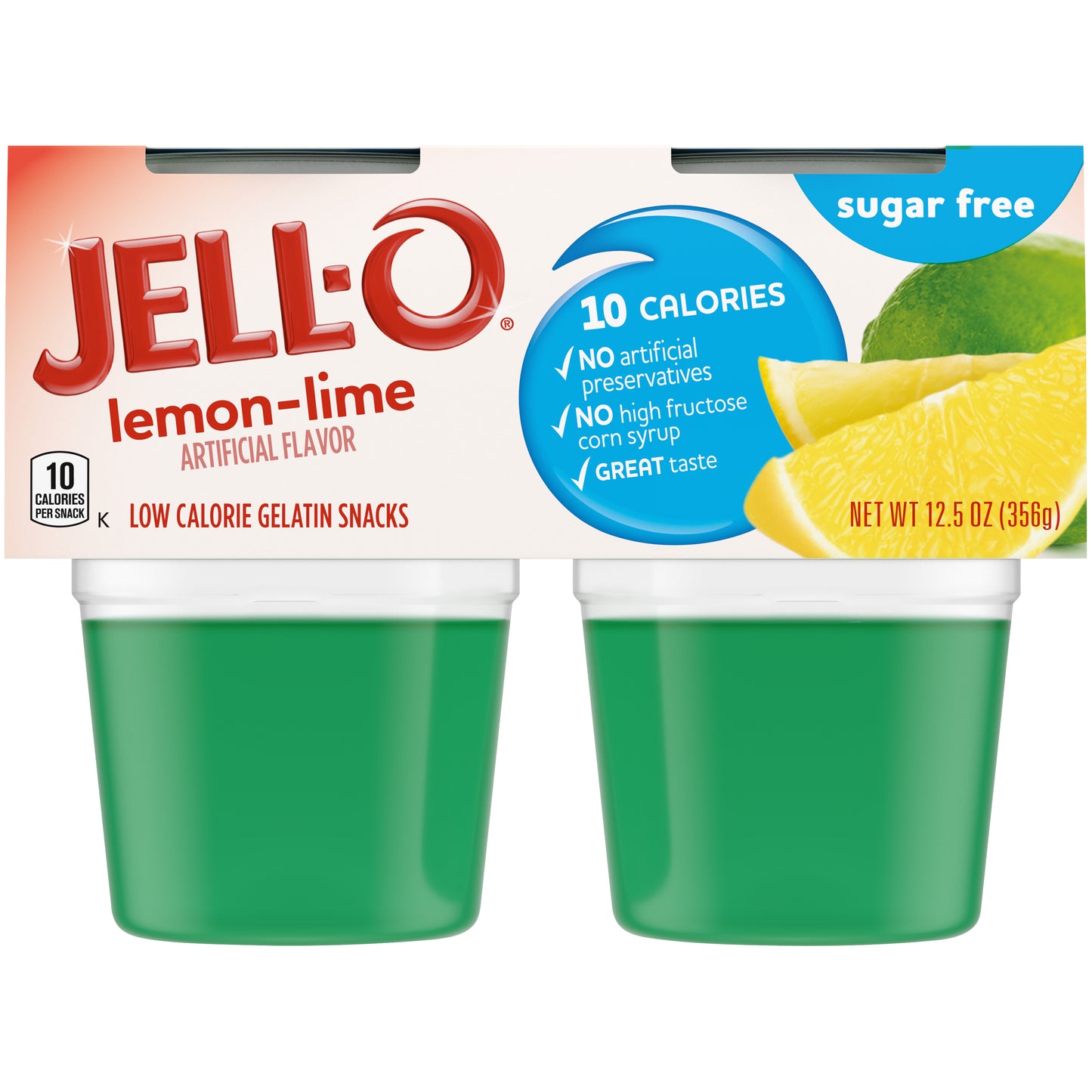 Jell-O® Sugar Free Lemon-Lime Gelatin 12.5 oz. Pack