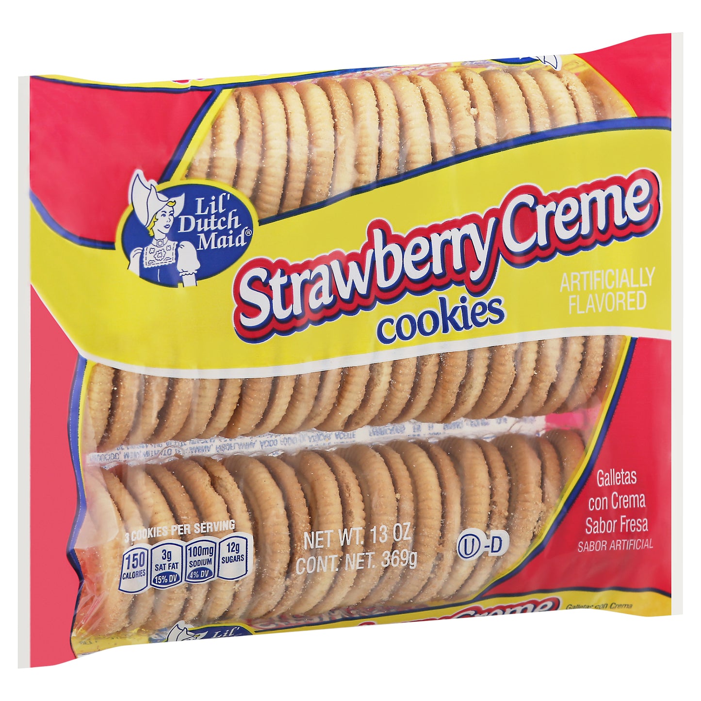 Lil Dutch Maid Strawberry Creme Cookies 13 oz