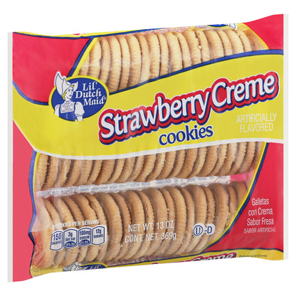 Lil Dutch Maid Strawberry Creme Cookies 13 oz