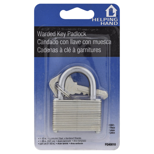 Helping Hand Warded Key Padlock 1 ea