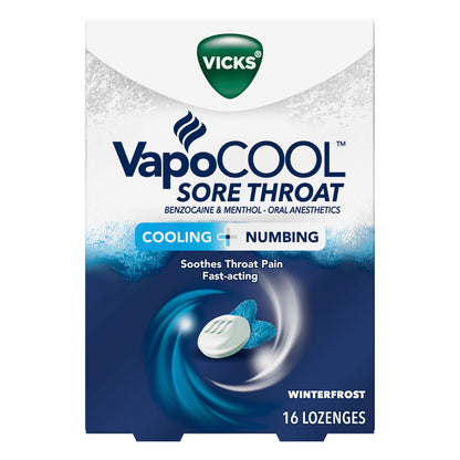 Vicks VapoCool Winter Frost Lozenges 16 ea