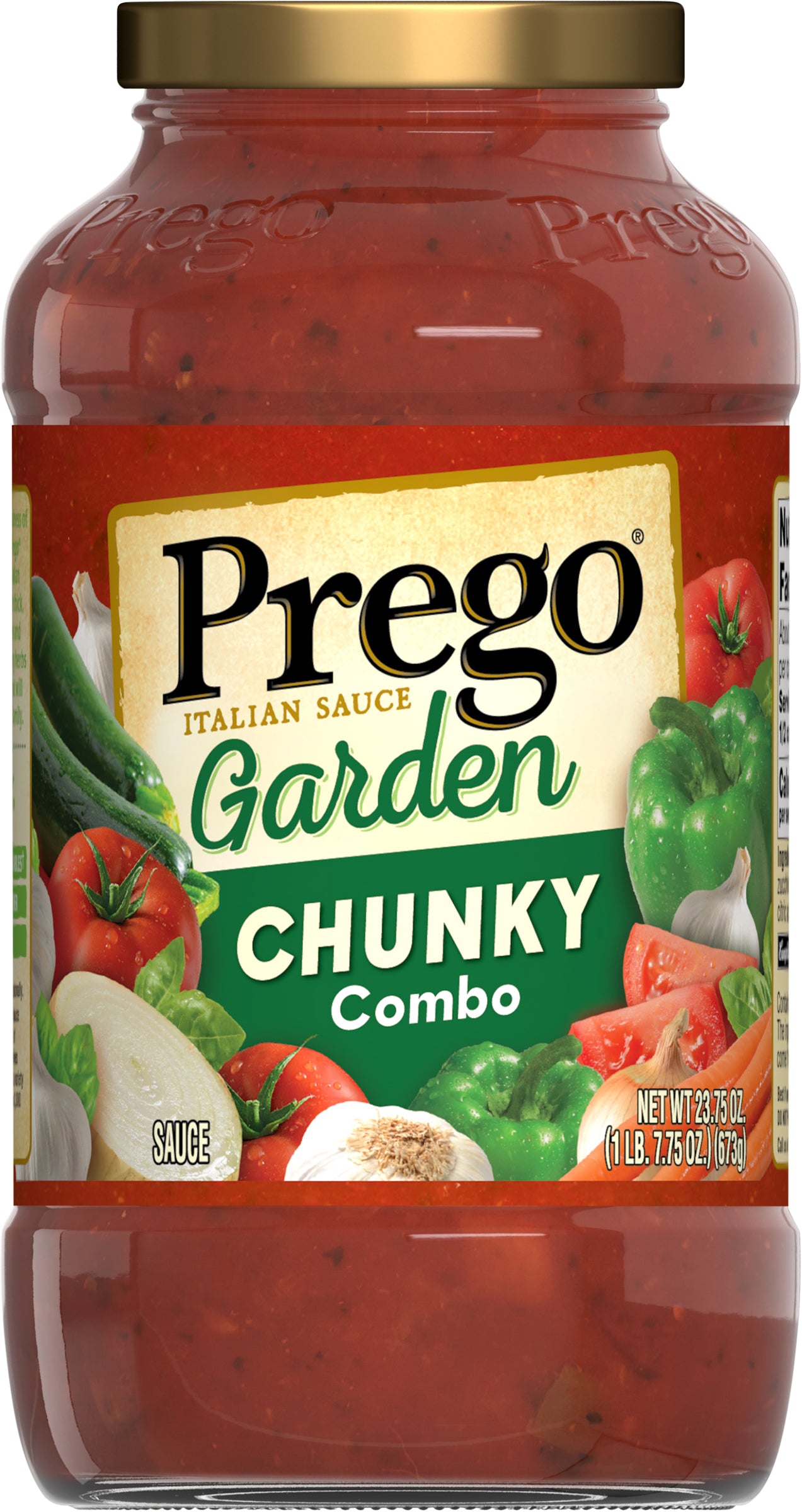 Prego Chunky Combo Garden Italian Sauce 23.75 oz