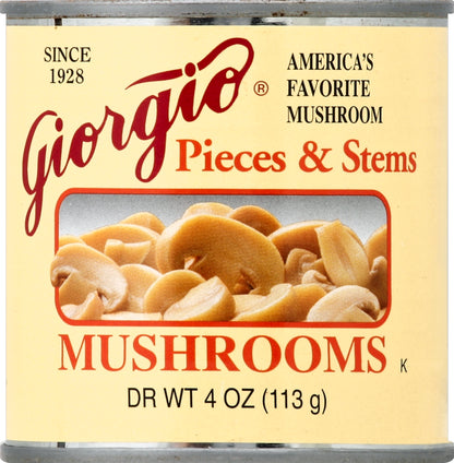 Giorgio Mushrooms 4 oz