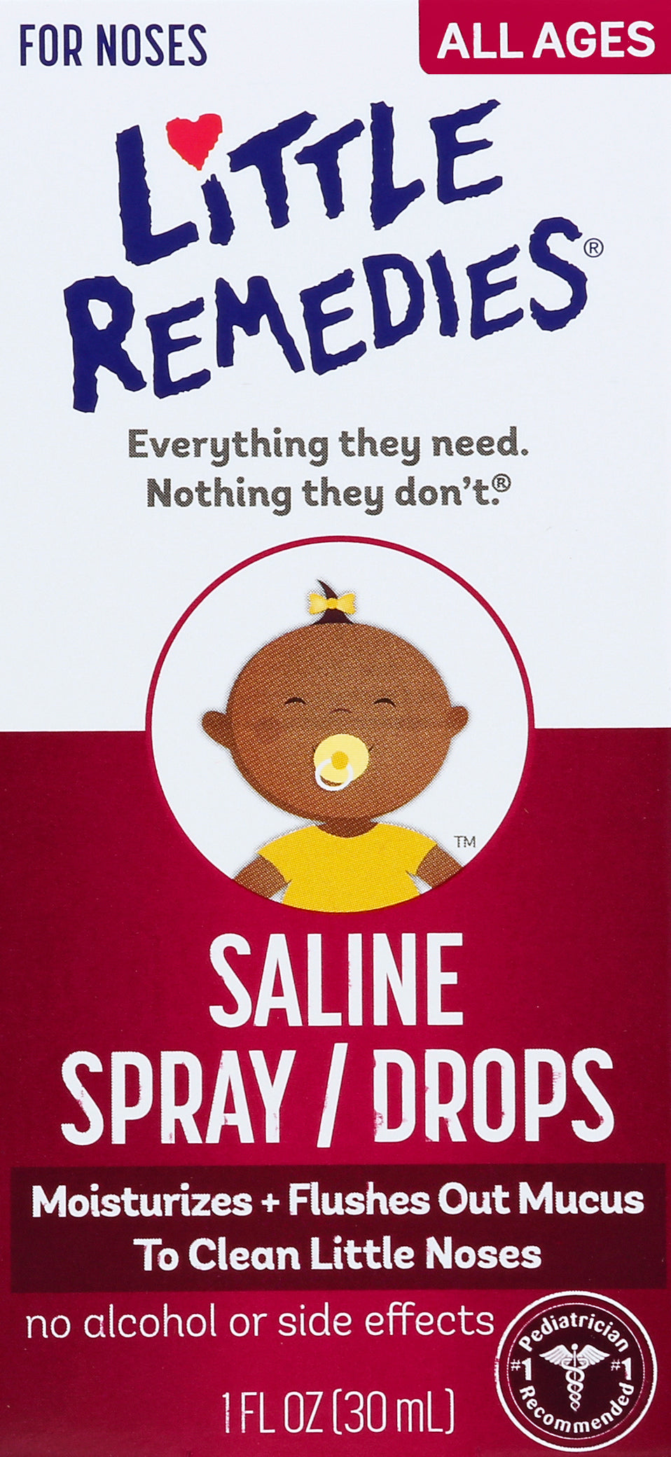 Little Remedies Saline Spray/Drops 1 oz